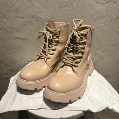 Alexander McQueen アレキサンダーマックイーン レースアップブーツ ベージュ size:IT35 1/2【代官山A11】のサムネイル