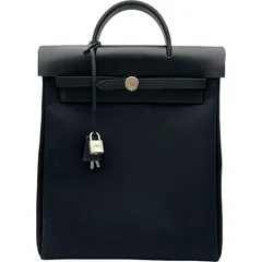 エルメス HERMES エールバッグアドPM ▢G刻印 ブラック シルバー金具 トワル/ハンター レディース リュック・デイパックのサムネイル
