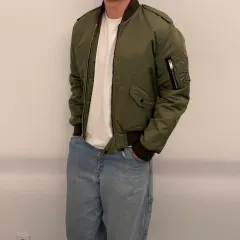ヴィンテージ カーキ フライト ジャケット