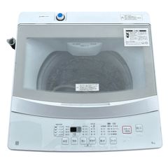 ニトリ洗濯機 6kg ガラストップ 静音設計 風乾燥機能付き 2022年製