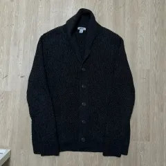 DKNY NEW YORK メンズ コットン ニット ショールカラー カーディガン L/100のサムネイル