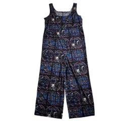 【極美品 AD1990】COMME des GARCONS ステンドグラス柄 サロペット コムデギャルソン 2000000025087のサムネイル