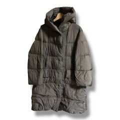 2482☆ qualite カリテ ダウンコート 3 グレー アウター ニット付 