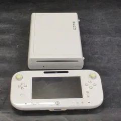 【D43910】ジャンク Wii U 32GB 本体＆ゲームパッド ホワイト
