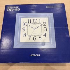 新品未使用・元箱付】日立 壁掛け時計 クォーツ DW-159 昭和レトロ