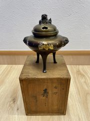 中国骨董品　古銅湯たんぽ　乾隆年製　中国の骨董市で購入した完全品 中国骨董品 古銅湯たんぽ 乾隆年製 中国の骨董市で購入した完全品