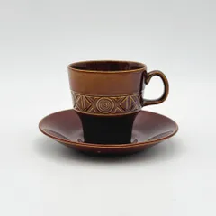Beswick Zorba ミルクジャグ 雑貨 英国 ヴィンテージ べスウィック ゾルバ 幾何学模様 陶器 食器 イギリス ブラウン 96524 Beswick Zorba カップ＆ソーサー 雑貨 英国 ヴィンテージ べスウィック