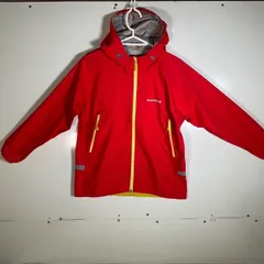 mont-bell レイントレッカーKids（RED）160cm クリーニング済（アウトレットB品）（M-0027）