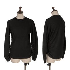 Tricom de Galson Tricot COMME des GARCONS 울 패커링 니트 톱 블랙 M 위