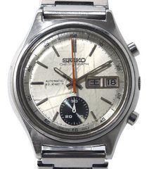 希少 SEIKO 自動巻きクロノグラフ 腕時計 シングルパンダ - メルカリ