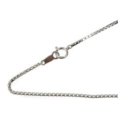 プラチナ pt850 pm850 ベネチアン&ボールチェーンネックレス 41cm 