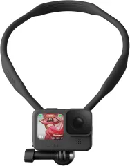 【TELESIN公式】 ネックレスマウント POVマウント GoPro用アクセサリー 釣り用首掛け 電話ホルダー 超軽量 便利 食品級シリコン製で 柔軟性 形状自由変化 多角度調整可能 ロック式 落下防止 Hero iPhone/Androidのサムネイル
