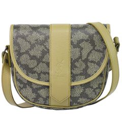 Yves Saint Laurent フリンジレザーバッグ 紫 - メルカリ