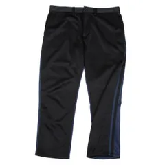 コムデギャルソン オムCOMME des GARCONS HOMME ポリサイドライン切替パンツ 紺黒Mのサムネイル
