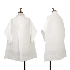 イッセイミヤケISSEY MIYAKE バウンスプリーツ1Bジャケット 白2のサムネイル