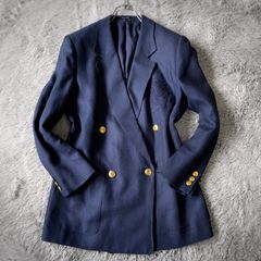 LES ZA ZOUS 刺繍 金ボタン ダブル ショートテーラードジャケット 