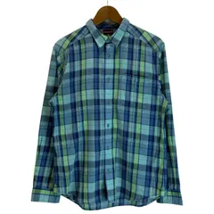 【中古】　Marmot　チェックシャツ　ポリシャツ　長袖　トップス　レギュラーカラー　胸ポケット　アウトドア　古着　/1151のサムネイル
