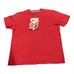 【2010s・NIKE】ナイキ グラフィック Tシャツ レッド XLサイズ
