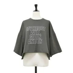 SACRA サクラ Tシャツ チャコールグレー サイズ:38(M) | 25春夏 エクストラファインコットン ハーフスリーブトップス / Tシャツ クルーネック クロップド丈 ワイド ドロップショルダー | トップス カットソー【レディース】【中古】のサムネイル