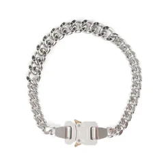 【美品】1017 ALYX 9SM アリクス ネックレス シルバー サイズ:M | 21SS ローラーコースターバックル チェーン ネックレス(HERO 4X CHAIN NECKLACE) | ブランド アクセサリー ジュエリー【メンズ】【中古】のサムネイル