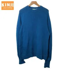 【中古】　L.L.Bean　セーター　ニット　トップス　クルーネック　ラグラン　ミドルゲージ　無地　ウール　アイルランド製　アウトドア　古着　/1152のサムネイル