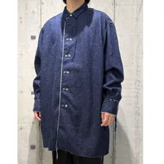 Midorikawa 25AW SILK DENIM SHIRTシルクデニムオーバーサイズシャツ