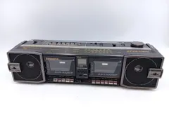 SANYO SURROUND U4-W80 ブラック ダブルラジカセ ジャンク品 ラジオ可_S9663のサムネイル