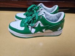 BAPE STA Green Patent Leather 会員限定品 - メルカリ