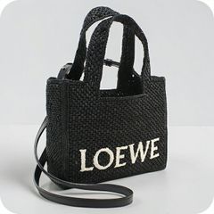 LOEWE（ロエベ）パフィーバーティカルレザートートバッグブラック保存袋付き LOEWE（ロエベ）パフィーバーティカルレザートート保存袋付き - メルカリ