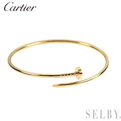 極美✨カルティエ ジュストアンクル #16 SM ブレスレット K18 YG