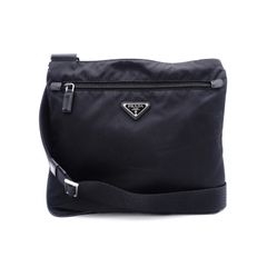 ♡美品♡ PRADA テスート ナイロン ショルダーバッグ ブラック 三角