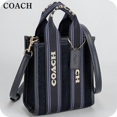 保存袋付 コーチ デンプシー 22 トート リファインド ペブル レザー 黒