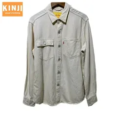 【中古】　Levi's Red　デニムシャツ　長袖　シャツジャケット　アウター　トップス　レギュラーカラー　胸ポケット　タックボタン　アメカジ　古着　/1555のサムネイル