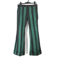 N°21 ヌメロヴェントゥーノ 19SS ストライプパターンサテンフレアパンツ 38 P19EN2M B0425837のサムネイル
