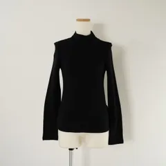 AMERI アメリ VCUT HIGH NECK TOP Vカット ハイネック トップ 長袖 カットソー トップス プルオーバー 黒のサムネイル