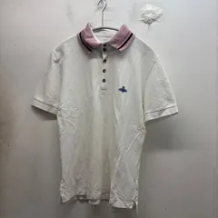 Vivienne Westwood MAN ヴィヴィアンウエストウッドマン 17SS PINK COLLAR POLO SHIRT ポロシャツ S25GC0335 S22775 ホワイト size:M【中目黒B05】のサムネイル