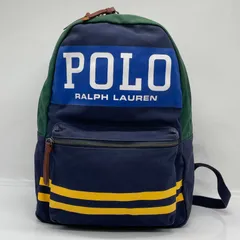 BN9035●Polo Ralph Lauren ポロラルフローレン リュック デイパック  ロゴプリント  キャンバス  マルチカラーのサムネイル