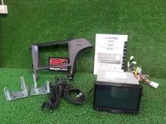 4FW3566 AFS3 トヨタ プリウス ZVW30 前期型 S にて使用　アルパイン　HDDナビゲーション　8インチパネル付 　X008V　ジャンク品のサムネイル