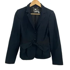 FERRAGAMO/SalvatoreFerragamo(サルバトーレフェラガモ) ジャケット サイズ44 L レディース美品  - ダークネイビー 長袖/ドット柄/春/秋のサムネイル