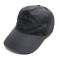 PRADA プラダ Re-Nylon ベースボールキャップ キャップ ブラック 1HC179 2DMI M ユニセックス 中古 美品のサムネイル