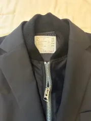 SACAI レイヤード ブラック ジャケットのサムネイル