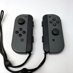 ジョイコン 純正 グレー 本体 ストラップ付 - メルカリ