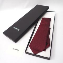 新品未使用꧂ シャネル ネクタイ シャドウ ココマーク ロゴ グレー