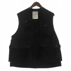 フリークスストア FREAKS STORE ミリタリーベスト ジレ L 黒 ブラックのサムネイル