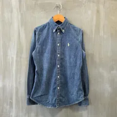 ラルフローレン クラシックフィット デニム シャツ / レディース (XS) / ST3464 / 新品同様