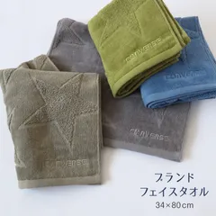 フェイスタオル タオル ブランド コンバース 綿100% 約34x80cm スポーツタオル 部活 卒業祝い 入学祝い 贈り物 converse スポーツブランドのサムネイル