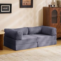 送料無料【幅150cm】 ソファベッド ソファー 1人暮らし DARKGRAY 