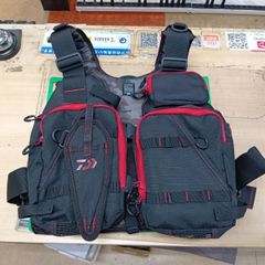 DAIWA DF-6206 フローティングベスト ブラックレッド - メルカリ
