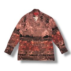 Mr. Remake Man ビンテージカレンダー パッチワーク リメイクシャツ
