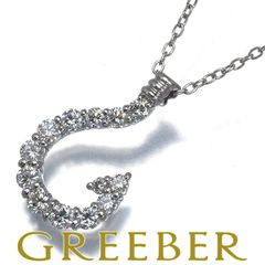 ☆0.55ct☆✨クロスダイヤモンドプラチナペンダントネックレス45cm 